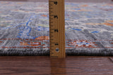 Grey Turkish Oushak Handmade Wool Rug - 8' 0" X 10' 1" - Golden Nile
