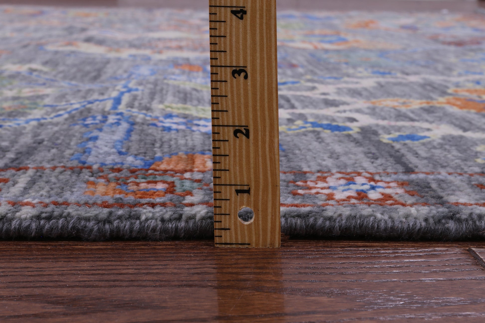 Grey Turkish Oushak Handmade Wool Rug - 8' 0" X 10' 1" - Golden Nile