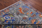 Grey Turkish Oushak Handmade Wool Rug - 8' 0" X 10' 1" - Golden Nile