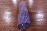 Purple Elephant Design Tribal Persian Gabbeh Hand Knotted Wool Rug - 8' 4" X 10' 1" - Golden Nile