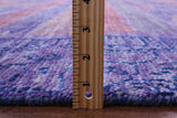 Purple Elephant Design Tribal Persian Gabbeh Hand Knotted Wool Rug - 8' 4" X 10' 1" - Golden Nile