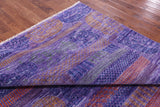 Purple Elephant Design Tribal Persian Gabbeh Hand Knotted Wool Rug - 8' 4" X 10' 1" - Golden Nile