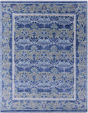 William Morris Hand Knotted Wool Rug - 8' 0" X 10' 1" - Golden Nile