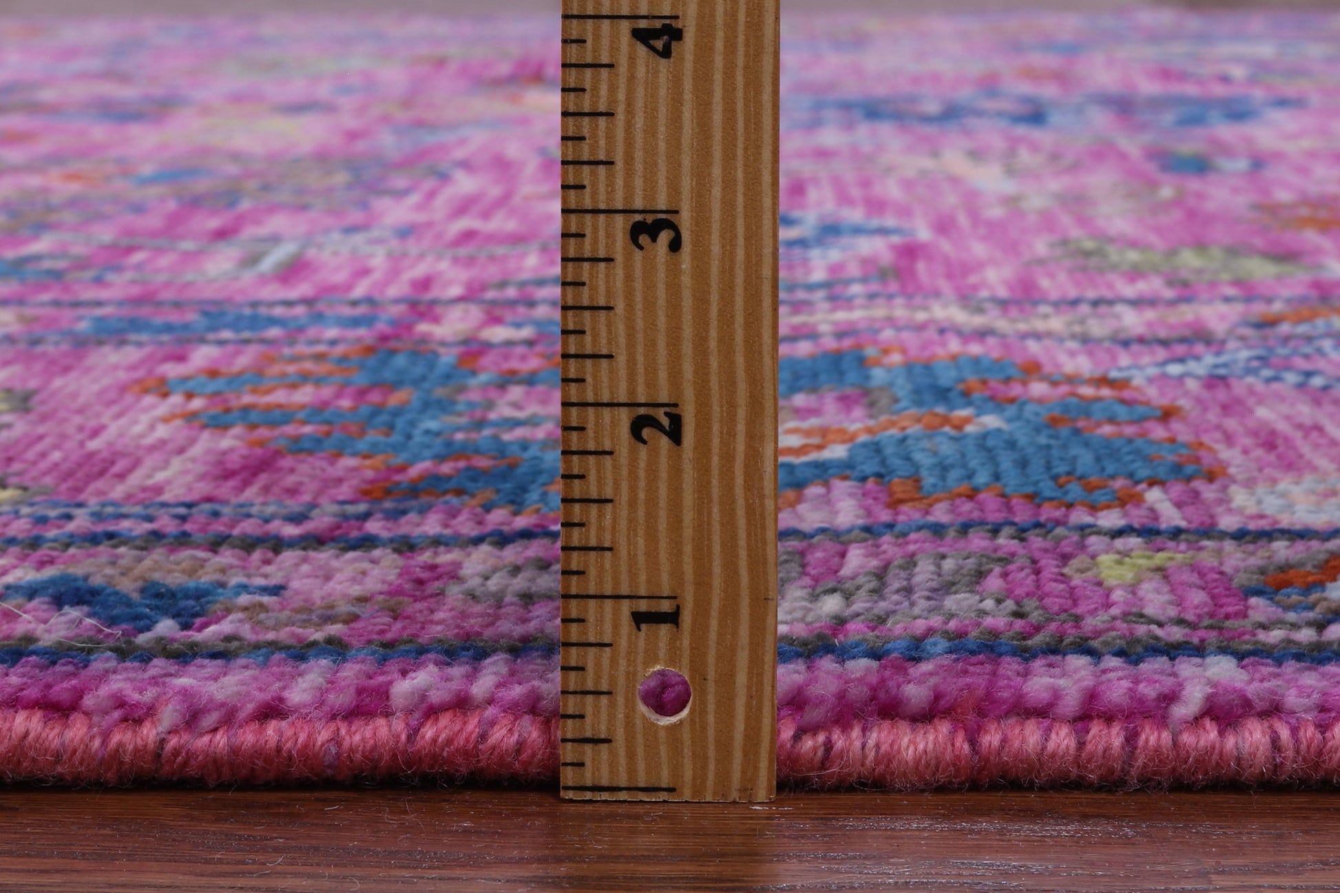 Pink Turkish Oushak Hand Knotted Wool Rug - 8' 0" X 15' 8" - Golden Nile