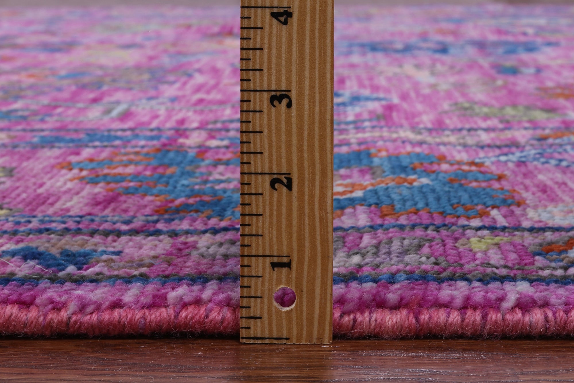 Pink Turkish Oushak Hand Knotted Wool Rug - 8' 0" X 15' 8" - Golden Nile