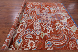 Dragon Design Hand Knotted Wool Rug - 8' 2" X 10' 3" - Golden Nile