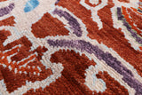 Dragon Design Hand Knotted Wool Rug - 8' 2" X 10' 3" - Golden Nile