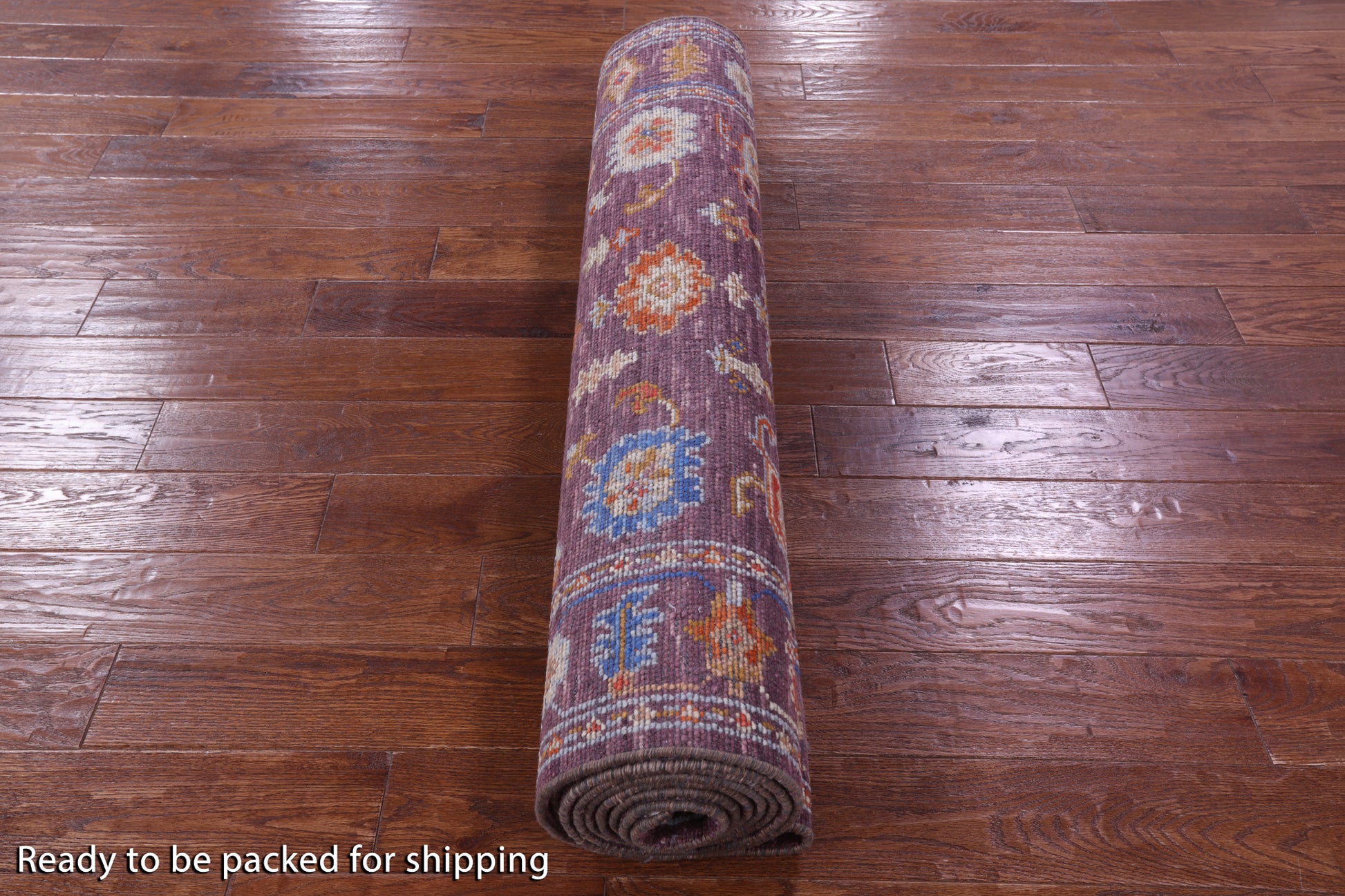 Turkish Oushak Hand Knotted Wool Runner Rug - 4' 2" X 12' 4" - Golden Nile