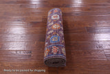 Purple Turkish Oushak Handmade Wool Runner Rug - 2' 7" X 7' 10" - Golden Nile