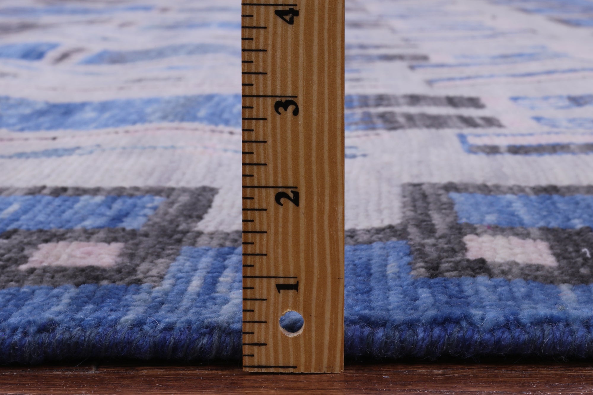 Navajo Design Gabbeh Handmade Wool Rug - 5' 8" X 9' 2" - Golden Nile
