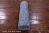 Grey Heriz Serapi Hand Knotted Wool & Silk Runner Rug - 2' 7" X 10' 3" - Golden Nile