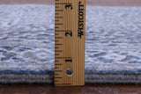 Grey Heriz Serapi Hand Knotted Wool & Silk Runner Rug - 2' 7" X 10' 3" - Golden Nile
