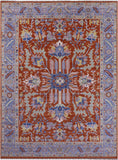 Persian Heriz Serapi Hand Knotted Wool Rug - 10' 2" X 14' 0" - Golden Nile