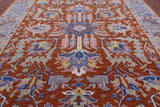Persian Heriz Serapi Hand Knotted Wool Rug - 10' 2" X 14' 0" - Golden Nile