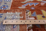 Persian Heriz Serapi Hand Knotted Wool Rug - 10' 2" X 14' 0" - Golden Nile