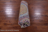 Geometric Persian Mamluk Hand Knotted Wool & Silk Rug - 7' 11" X 9' 9" - Golden Nile