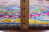 Geometric Persian Mamluk Hand Knotted Wool & Silk Rug - 8' 2" X 10' 2" - Golden Nile