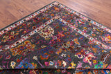Grey Persian Hand Knotted Wool & Silk Rug - 8' 10" X 11' 10" - Golden Nile