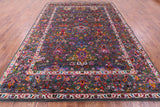 Grey Persian Hand Knotted Wool & Silk Rug - 8' 10" X 11' 10" - Golden Nile