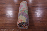 Geometric Persian Mamluk Hand Knotted Wool & Silk Rug - 8' 10" X 12' 2" - Golden Nile