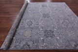 Grey Persian Tabriz Hand Knotted Wool Rug - 8' 8" X 11' 9" - Golden Nile