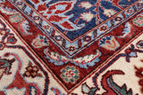 Blue Persian Fine Serapi Hand Knotted Wool Rug - 9' 2" X 11' 8" - Golden Nile