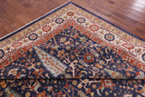 Blue Persian Fine Serapi Handmade Wool Rug - 10' 0" X 14' 0" - Golden Nile