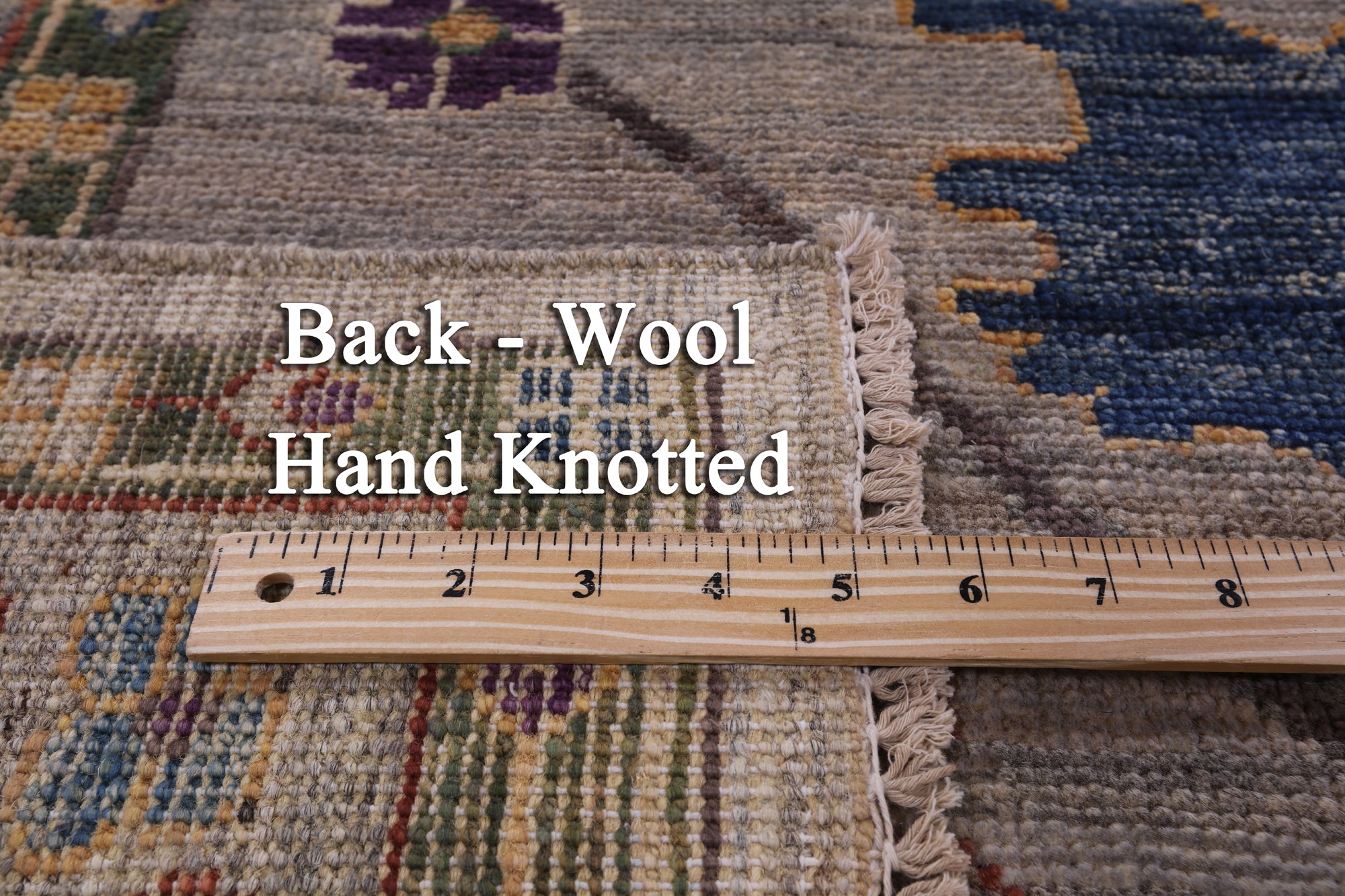Grey Turkish Oushak Hand Knotted Wool Rug - 8' 0" X 10' 0" - Golden Nile
