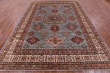 Super Kazak Hand Knotted Wool Rug - 9' 0" X 11' 10" - Golden Nile