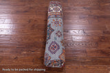Super Kazak Hand Knotted Wool Rug - 7' 11" X 9' 11" - Golden Nile