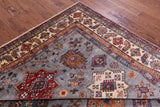 Super Kazak Hand Knotted Wool Rug - 7' 11" X 9' 11" - Golden Nile