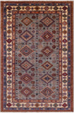 Super Kazak Hand Knotted Wool Rug - 5' 6" X 8' 4" - Golden Nile