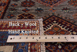 Super Kazak Hand Knotted Wool Rug - 5' 6" X 8' 4" - Golden Nile