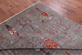 Tribal Persian Gabbeh Hand Knotted Wool Rug - 6' 8" X 9' 11" - Golden Nile