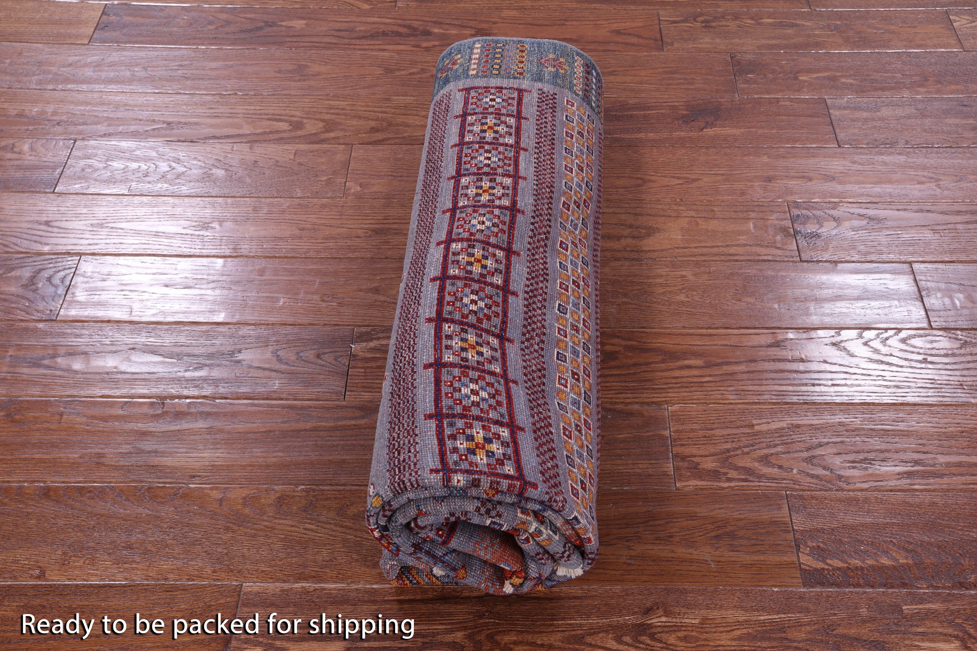 Tribal Persian Gabbeh Hand Knotted Wool Rug - 5' 6" X 8' 0" - Golden Nile
