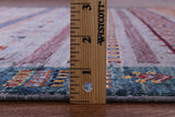 Tribal Persian Gabbeh Hand Knotted Wool Rug - 5' 6" X 8' 0" - Golden Nile