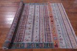 Tribal Persian Gabbeh Hand Knotted Wool Rug - 5' 6" X 8' 0" - Golden Nile