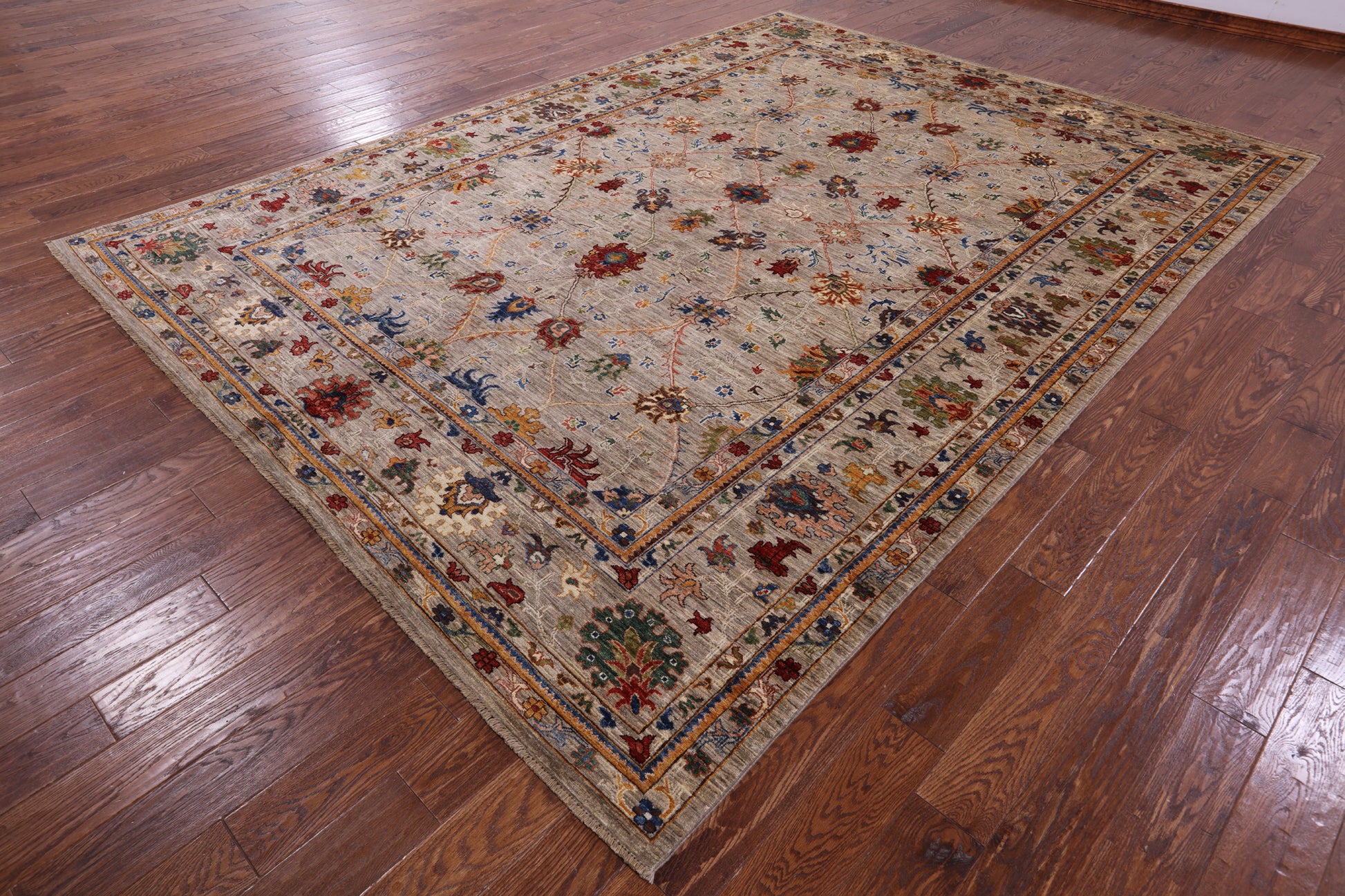 Persian Tabriz Hand Knotted Wool Rug - 8' 10" X 12' 0" - Golden Nile