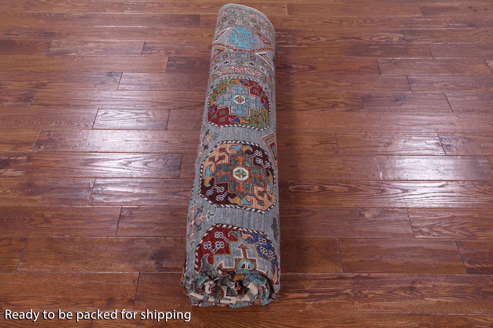 Turkmen Ersari Hand Knotted Wool Rug - 8' 9" X 11' 11" - Golden Nile