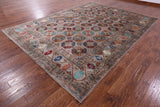 Turkmen Ersari Hand Knotted Wool Rug - 8' 9" X 11' 11" - Golden Nile