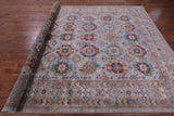 Turkmen Ersari Handmade Wool Rug - 8' 8" X 12' 0" - Golden Nile