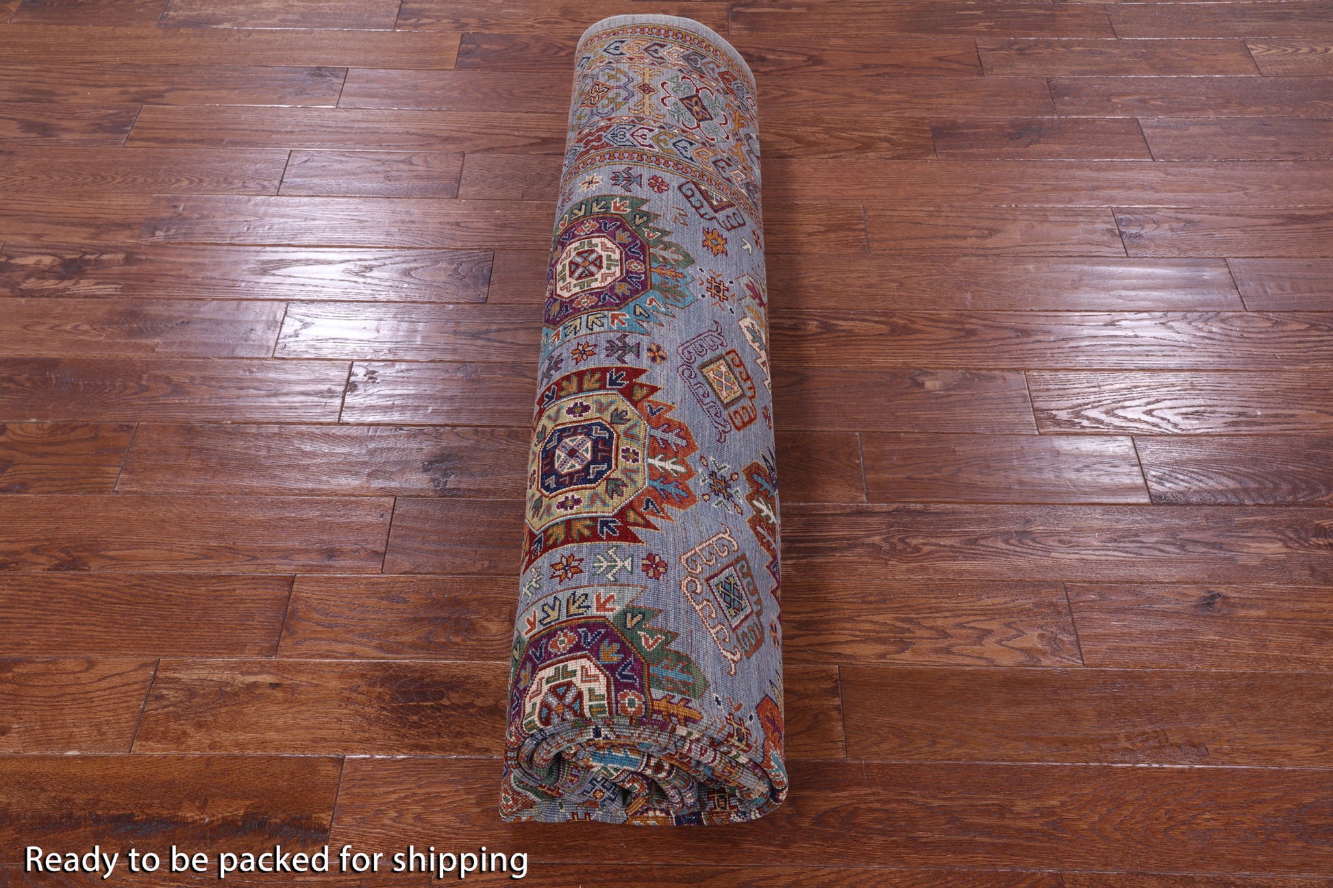 Turkmen Ersari Handmade Wool Rug - 8' 8" X 12' 0" - Golden Nile