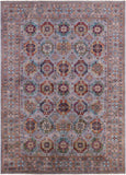 Turkmen Ersari Handmade Wool Rug - 8' 8" X 12' 0" - Golden Nile