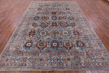 Turkmen Ersari Handmade Wool Rug - 8' 8" X 12' 0" - Golden Nile
