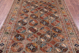 Turkmen Ersari Hand Knotted Wool Rug - 5' 8" X 8' 0" - Golden Nile