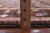 Brown Persian Tabriz Hand Knotted Wool Rug - 6' 11" X 10' 0" - Golden Nile