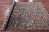 Peshawar Hand Knotted Wool Rug - 6' 9" X 10' 1" - Golden Nile