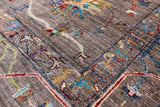 Peshawar Hand Knotted Wool Rug - 6' 9" X 10' 1" - Golden Nile