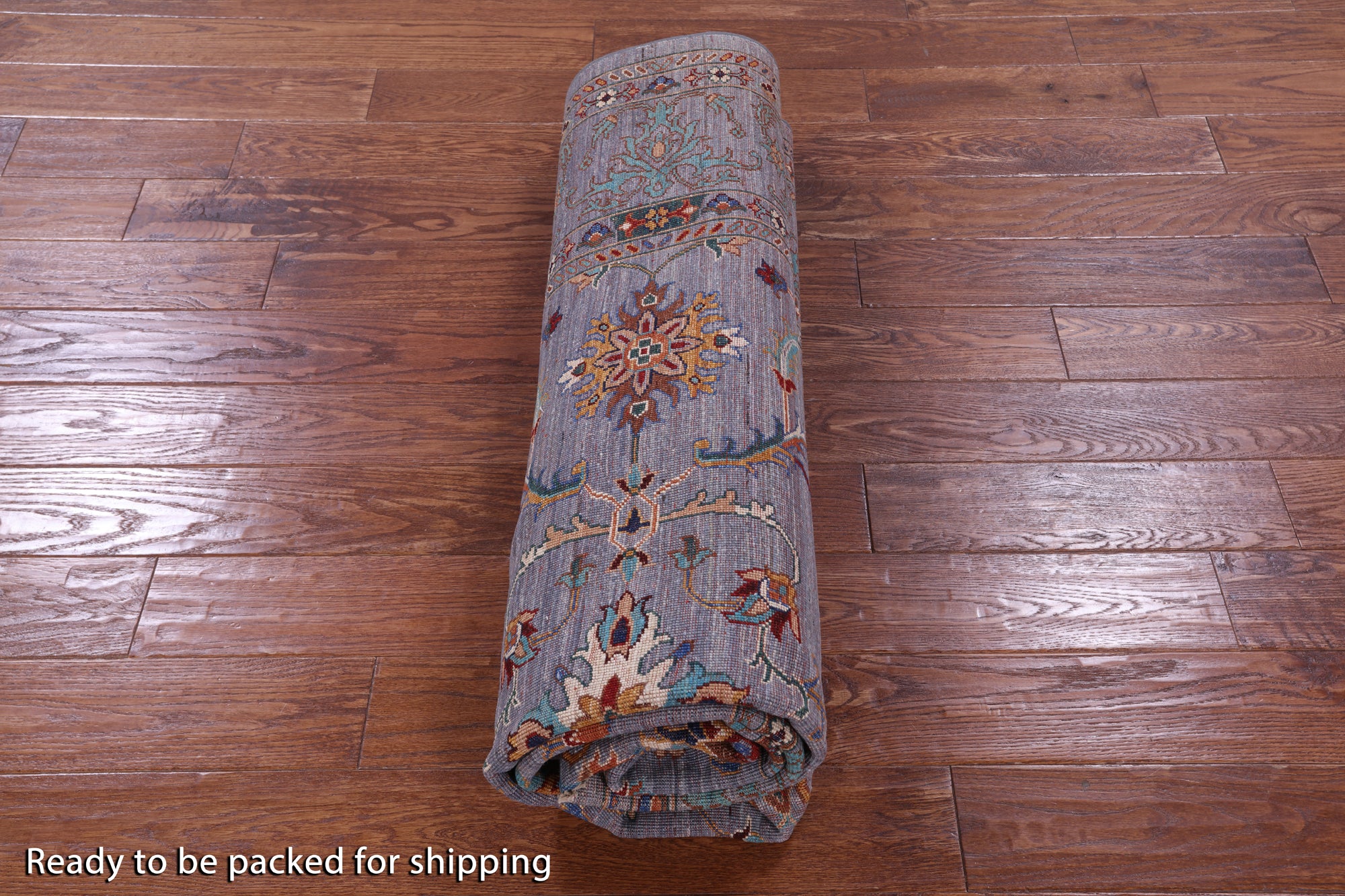 Peshawar Hand Knotted Wool Rug - 6' 8" X 9' 7" - Golden Nile