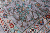 Peshawar Hand Knotted Wool Rug - 6' 8" X 9' 7" - Golden Nile